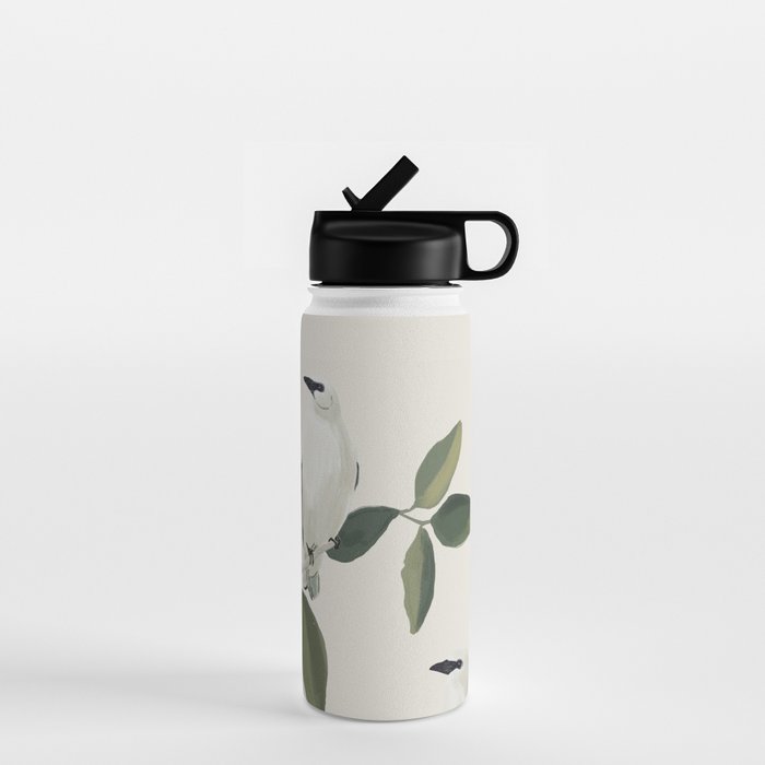 Minimalist Birds On Branch 3 Water Bottle Gallery Image 1
