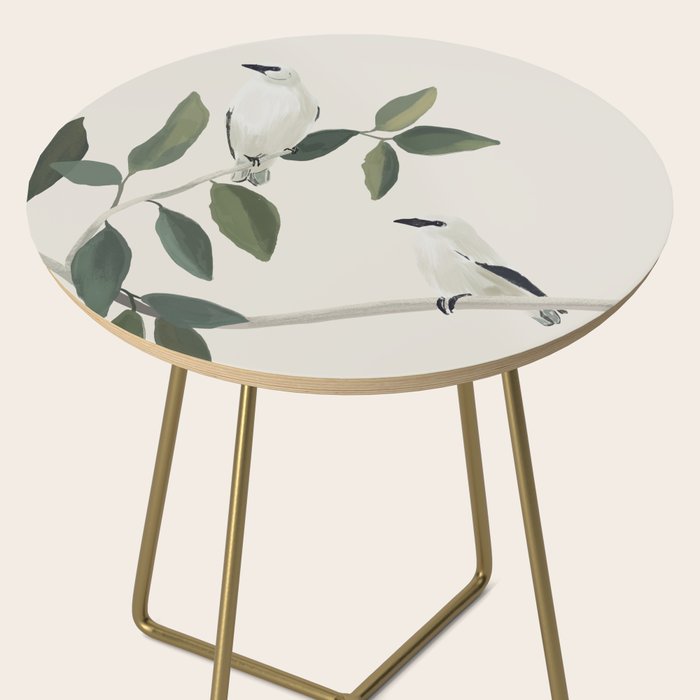 Minimalist Birds On Branch 3 Side Table Gallery Image 2