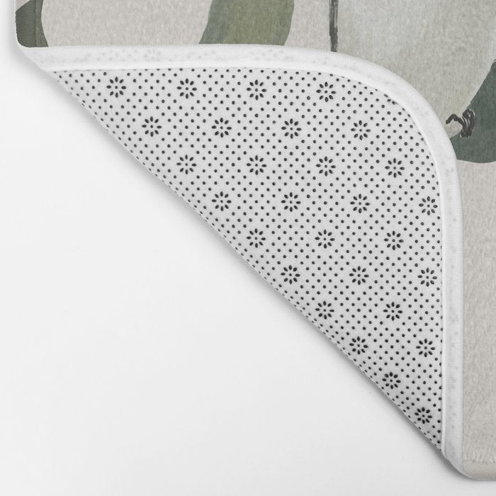 Minimalist Birds On Branch 3 Bath Mat Gallery Image 2
