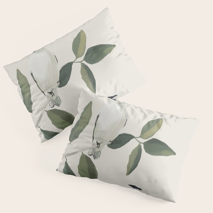Minimalist Birds On Branch 3 Pillow Sham Gallery Image 3