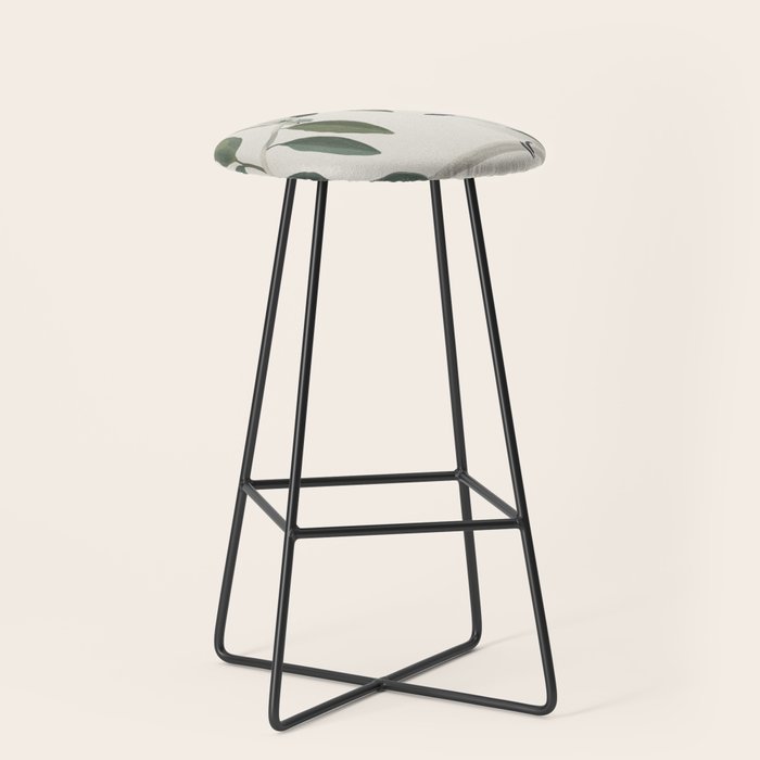 Minimalist Birds On Branch 3 Stool Gallery Image 1