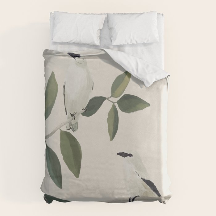 Minimalist Birds On Branch 3 Duvet Cover Gallery Image 6