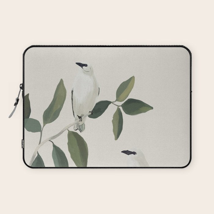 Minimalist Birds On Branch 3 Laptop Sleeve Gallery Image 1
