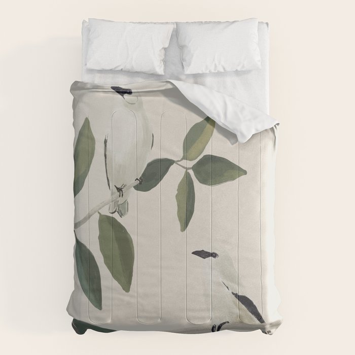 Minimalist Birds On Branch 3 Comforter Gallery Image 6