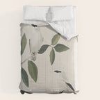 Minimalist Birds On Branch 3 Comforter Gallery Image 6