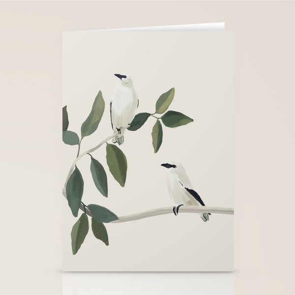 Minimalist Birds On Branch 3 Stationery Card Gallery Image 2
