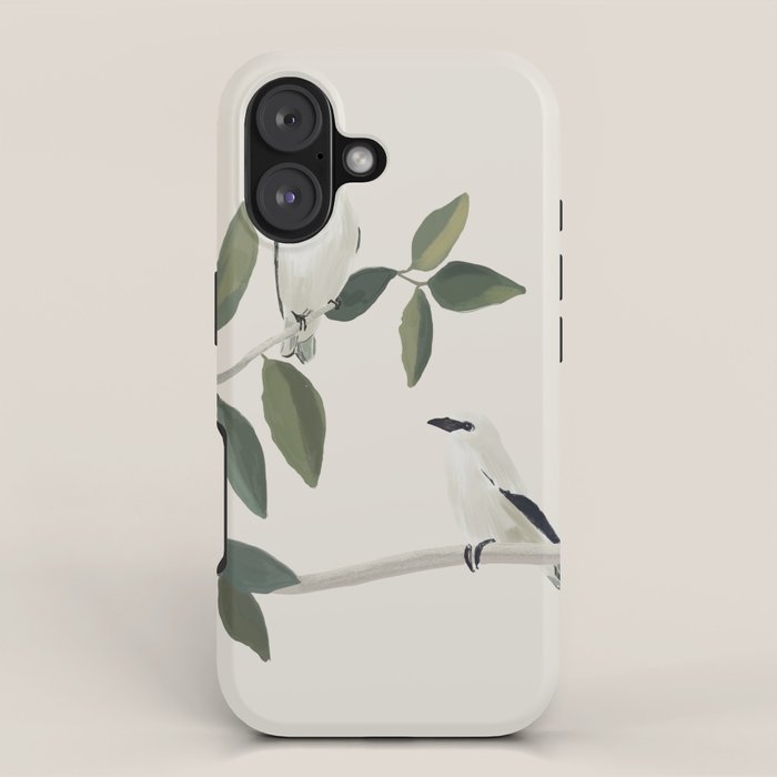 Minimalist Birds On Branch 3 iPhone Case Gallery Image 1