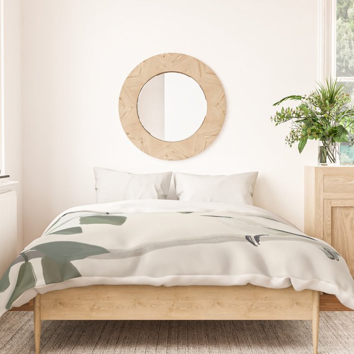 Minimalist Birds On Branch 3 Duvet Cover Gallery Image 3