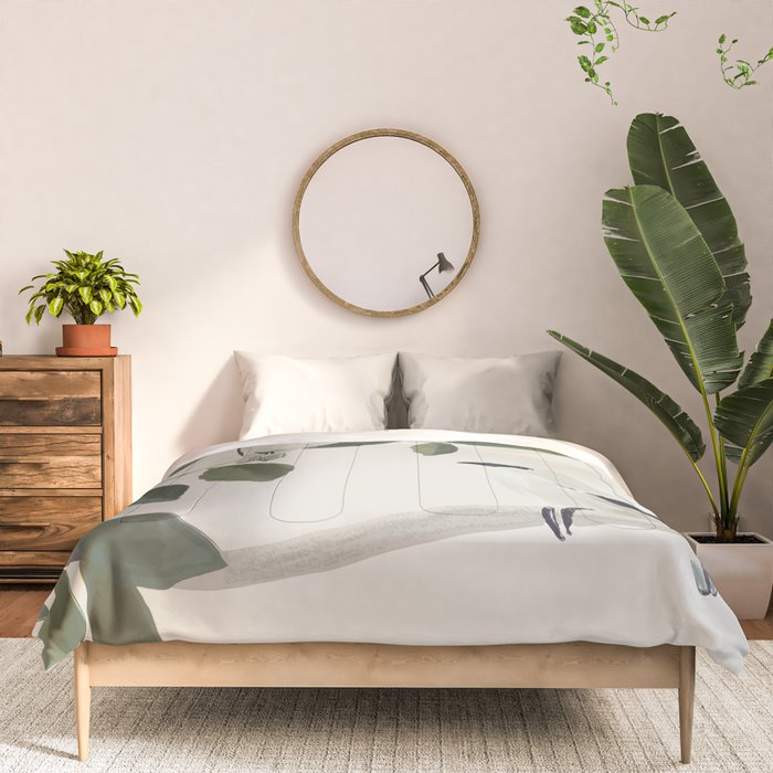 Minimalist Birds On Branch 3 Comforter Gallery Image 3