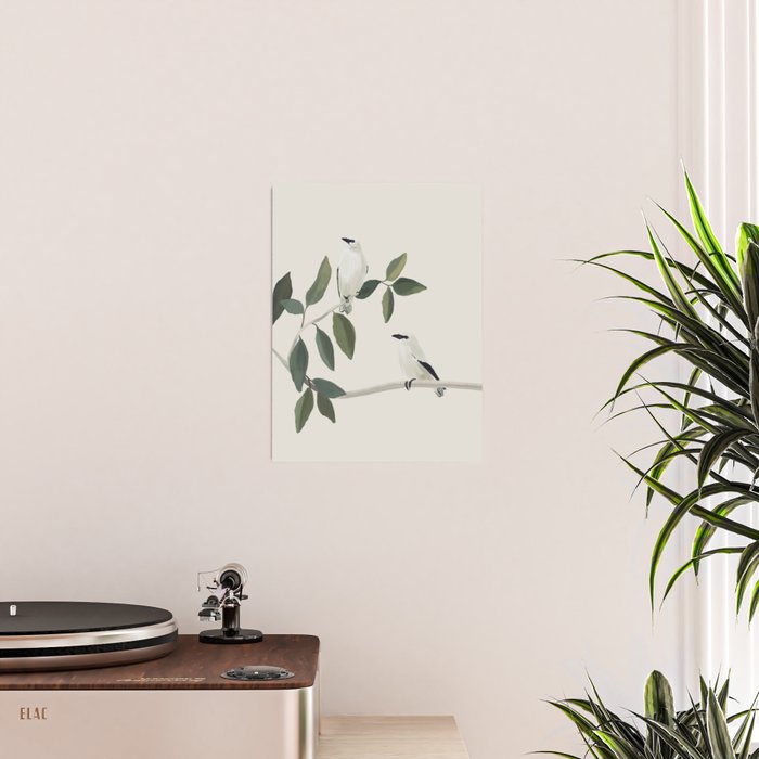 Minimalist Birds On Branch 3 Poster Gallery Image 2