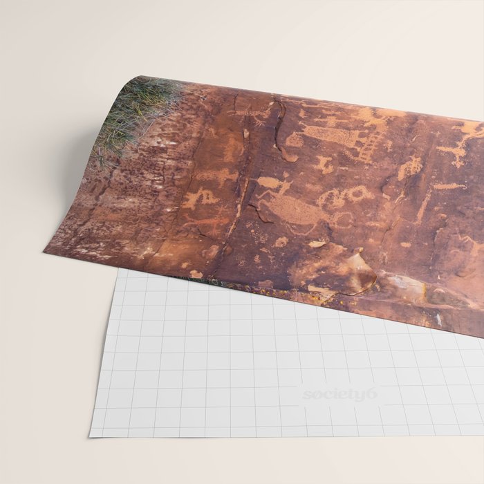 Ancient Rock Art Panel 0619 - Utah Wrapping Paper Gallery Image 2