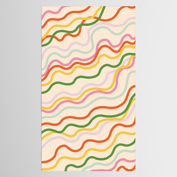 Candy lines Tablecloth Gallery Image 2