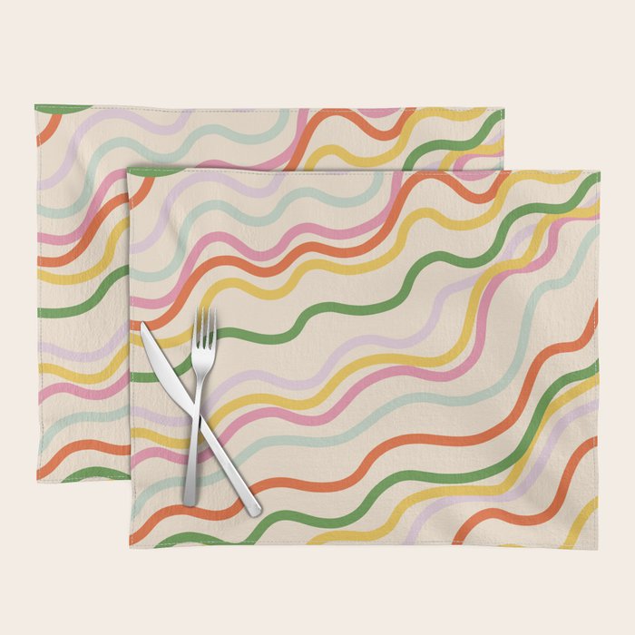 Candy lines Placemat Gallery Image 1