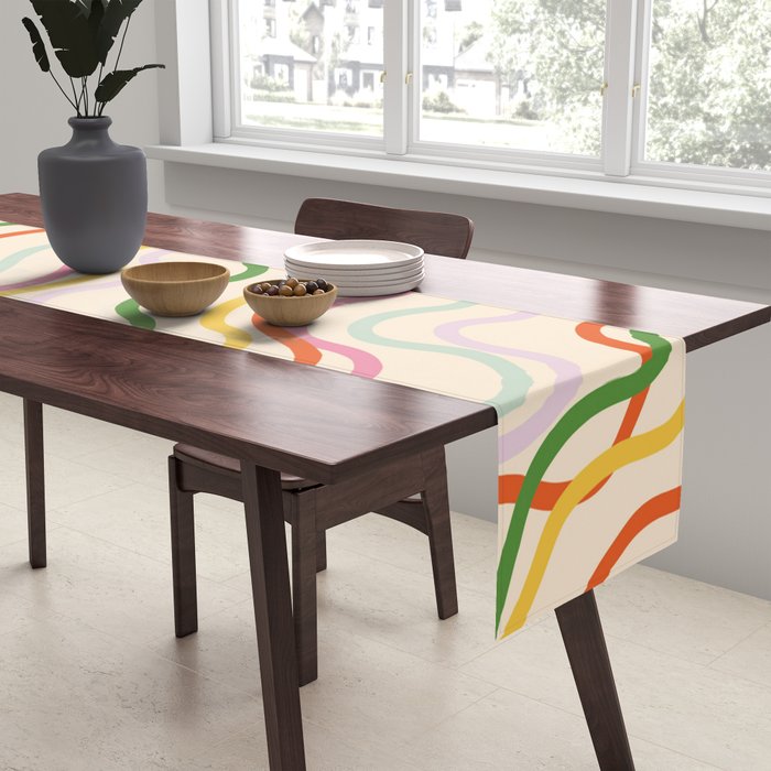 Candy lines Table Runner Gallery Image 2