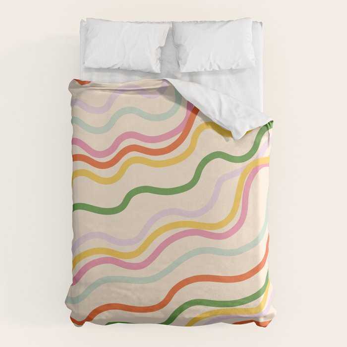Candy lines Duvet Cover Gallery Image 1