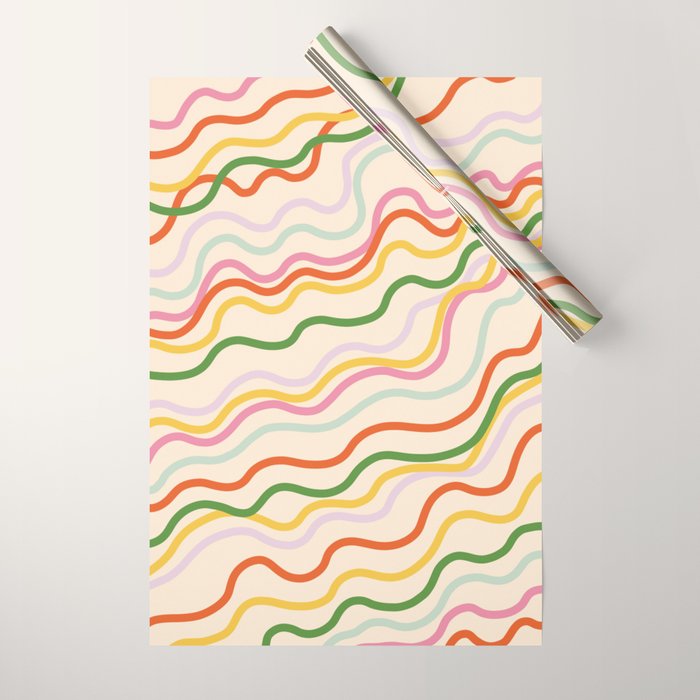Candy lines Wrapping Paper Gallery Image 1
