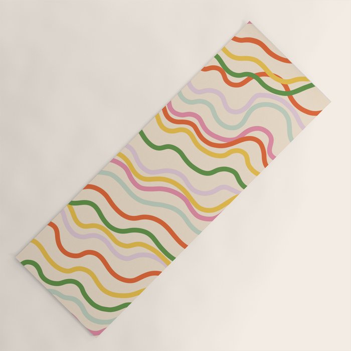 Candy lines Yoga Mat Gallery Image 1