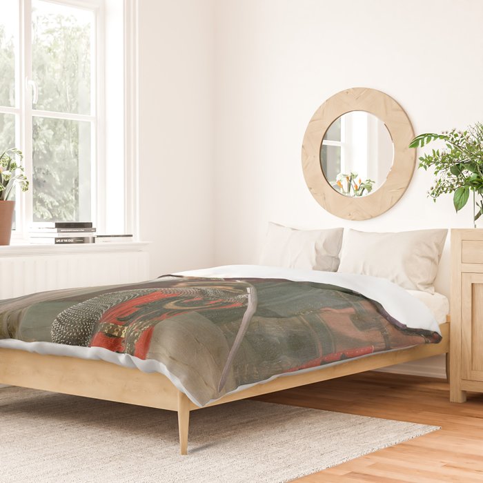 Accolade by Edmund Blair Leighton Duvet Cover Gallery Image 2