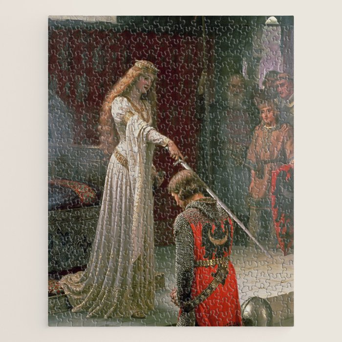 Accolade by Edmund Blair Leighton Jigsaw Puzzle Gallery Image 1