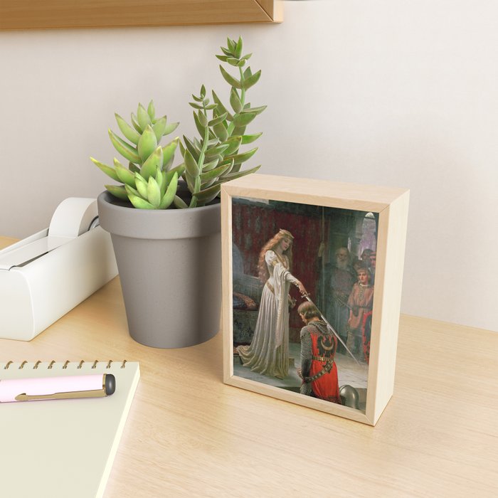 Accolade by Edmund Blair Leighton Mini Art Print Gallery Image 2