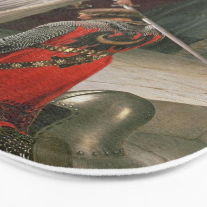 Accolade by Edmund Blair Leighton Bath Mat Gallery Image 3