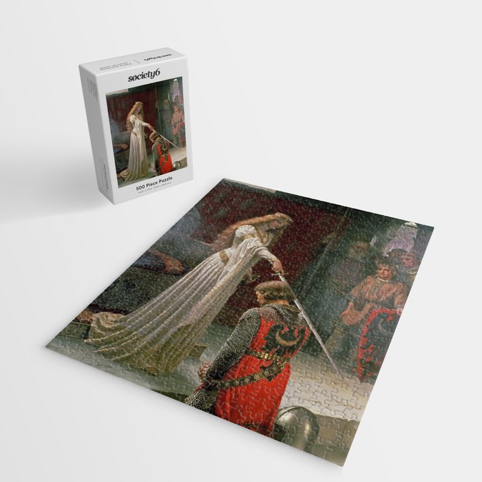 Accolade by Edmund Blair Leighton Jigsaw Puzzle Gallery Image 2