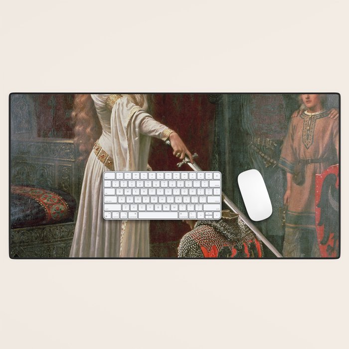 Accolade by Edmund Blair Leighton Desk Mat Gallery Image 1