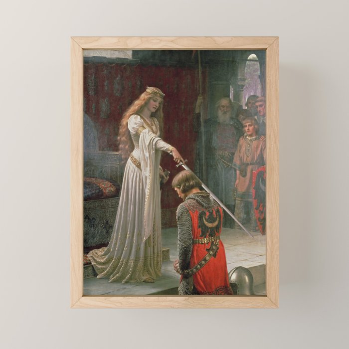 Accolade by Edmund Blair Leighton Mini Art Print Gallery Image 1