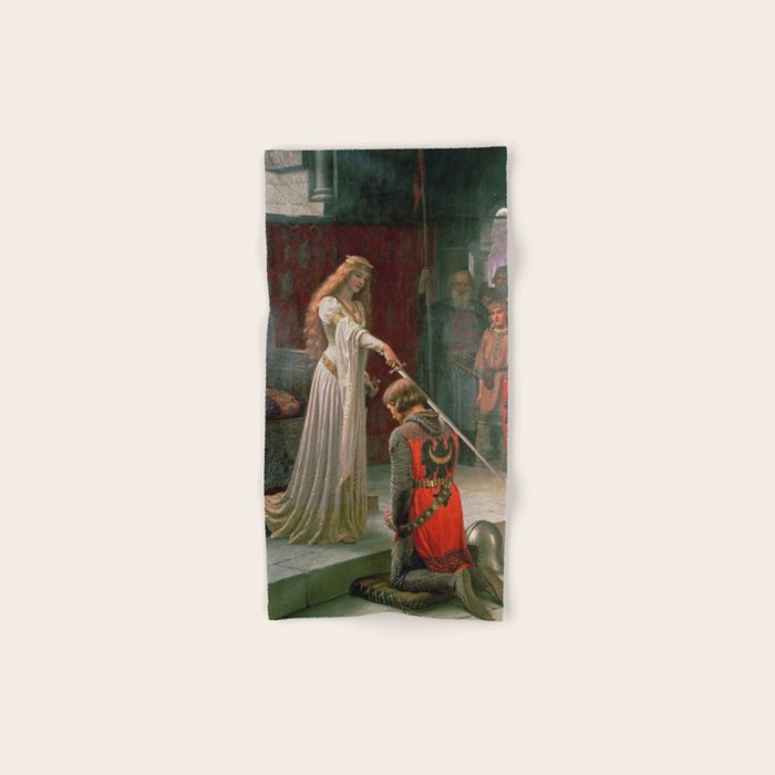 Accolade by Edmund Blair Leighton Bath Towel Gallery Image 1