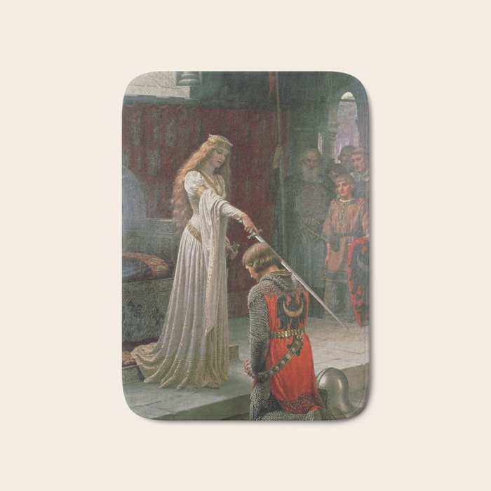 Accolade by Edmund Blair Leighton Bath Mat Gallery Image 1