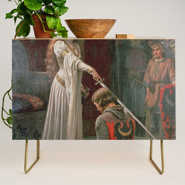 Accolade by Edmund Blair Leighton Credenza Gallery Image 1