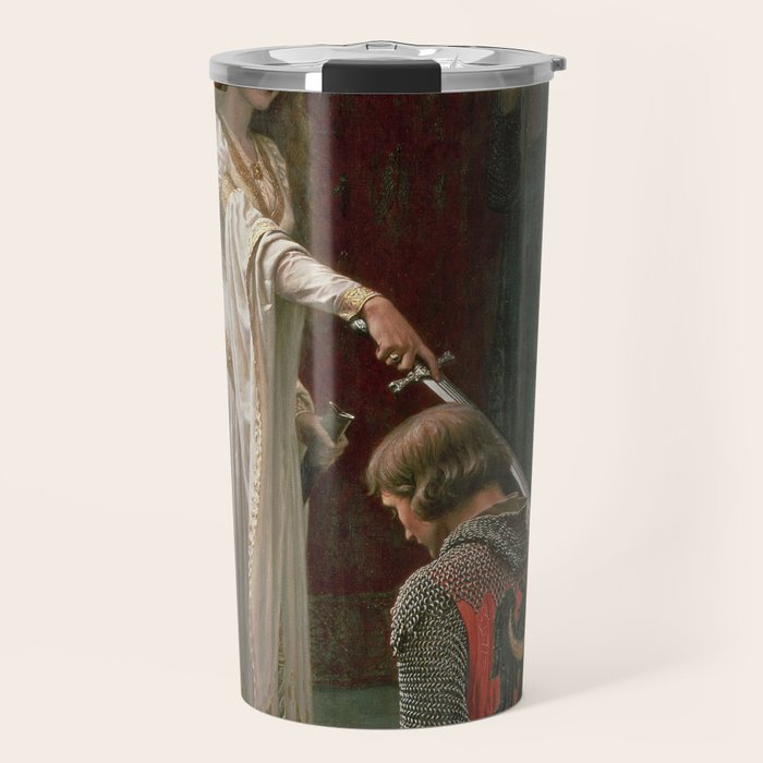 Accolade by Edmund Blair Leighton Travel Mug Gallery Image 1