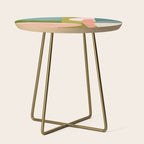 shapes geometry art mid century Side Table Gallery Image 1