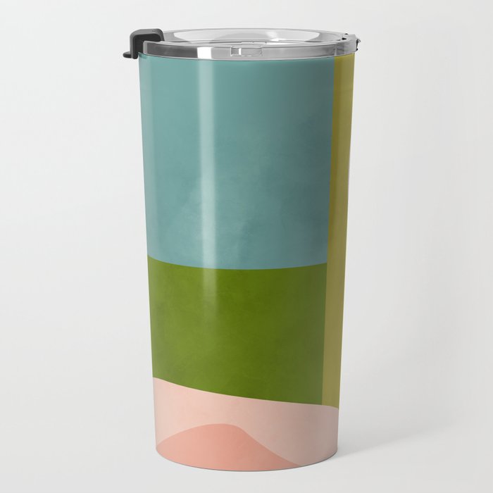 shapes geometry art mid century Travel Mug Gallery Image 3