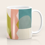 shapes geometry art mid century Coffee Mug Gallery Image 1