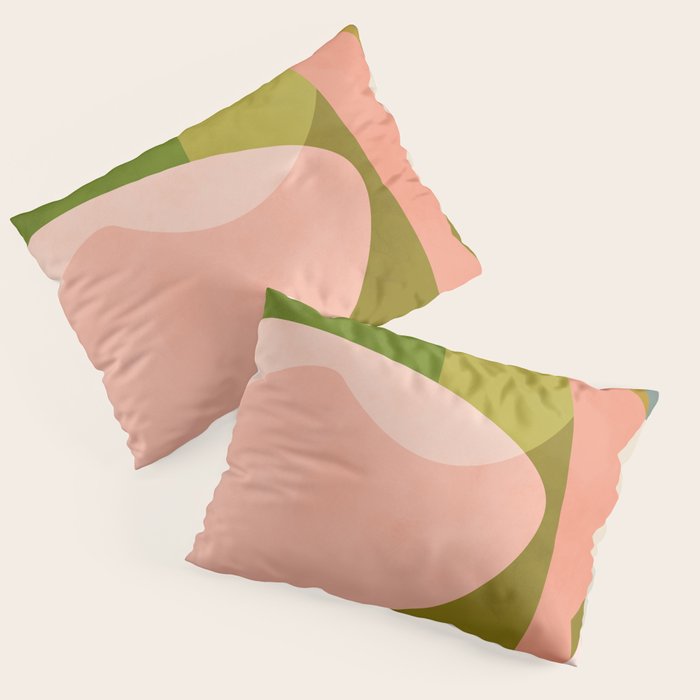shapes geometry art mid century Pillow Sham Gallery Image 3
