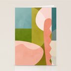 shapes geometry art mid century Stationery Card Gallery Image 2