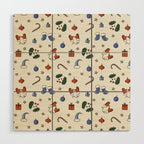 Christmas Pattern #3 Wood Wall Art Gallery Image 1