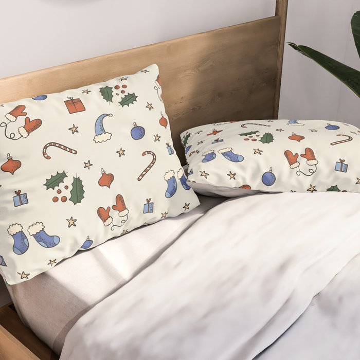 Christmas Pattern #3 Pillow Sham Gallery Image 2