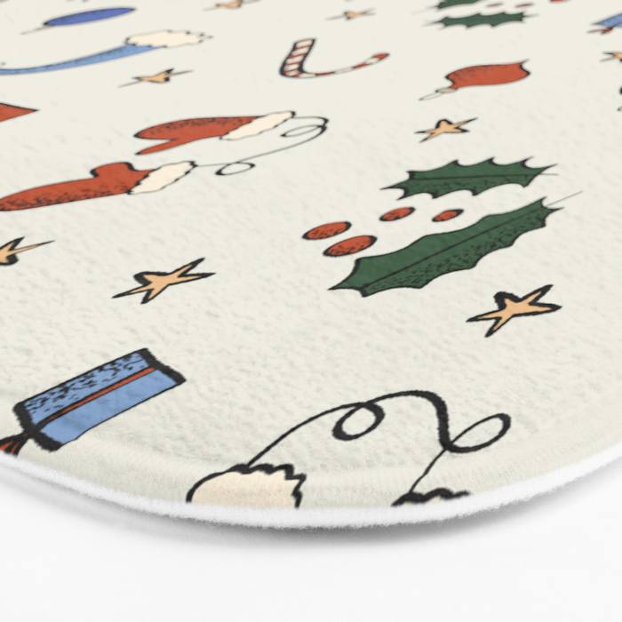 Christmas Pattern #3 Bath Mat Gallery Image 3