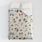 Christmas Pattern #3 Duvet Cover Gallery Image 6