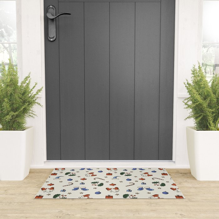 Christmas Pattern #3 Welcome Mat Gallery Image 3