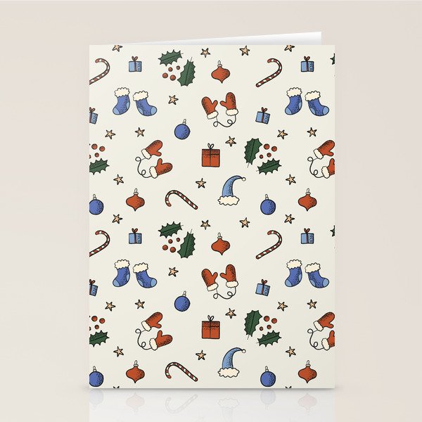 Christmas Pattern #3 Stationery Card Gallery Image 2