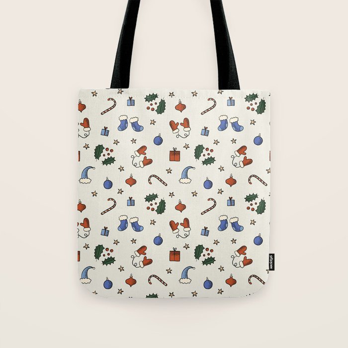 Christmas Pattern #3 Tote Bag Gallery Image 1