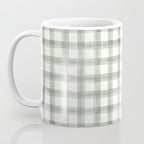 watercolor plaid - sage Coffee Mug Gallery Image 3