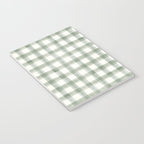 watercolor plaid - sage Notebook Gallery Image 3
