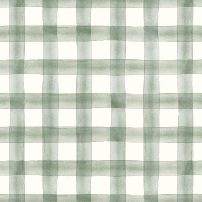 watercolor plaid - sage Coffee Mug Gallery Image 2