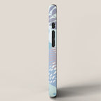 Tropical Boho Jungle Pattern 4 - Blue  iPhone Case Gallery Image 2