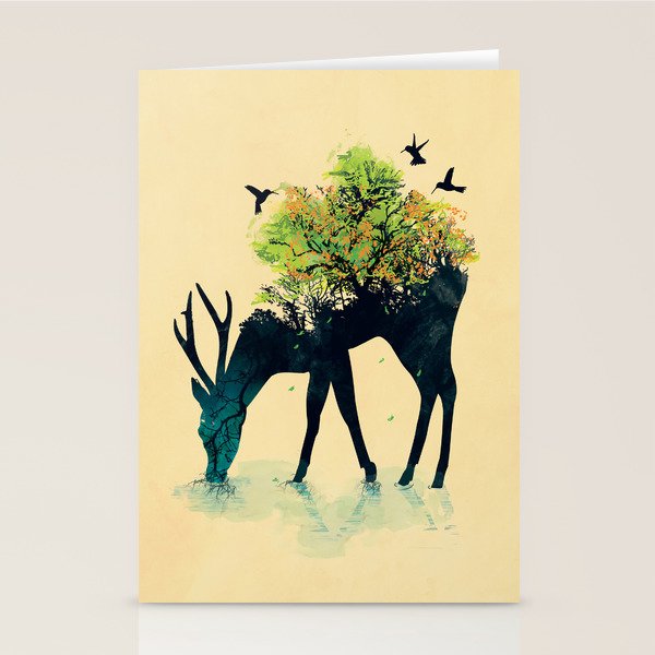 Watering (A Life Into Itself) Stationery Card Gallery Image 1