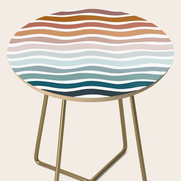 Rainbow Waves Side Table Gallery Image 2